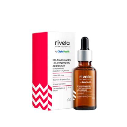 Picture of Rivela Dermascience 10% Niacinamide + 1% Hyaluronic Acid Serum 30ml