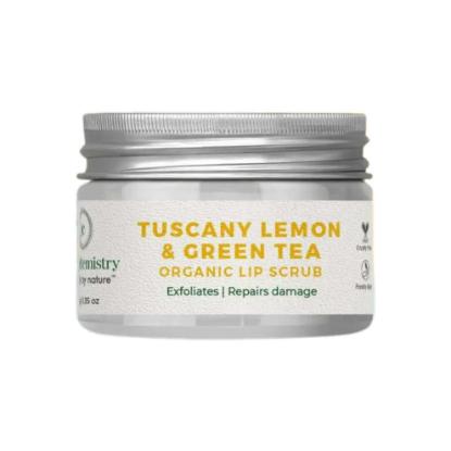 Picture of Juicy Chemistry Lip Scrub For Tanned & Chapped Lips With Tuscany Lemon & Green Tea 10gm
