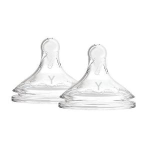 Picture of Dr. Brown's Y-Cut Wide-Neck Silicone Nipple, 2-Pack (WNY201-INTL)