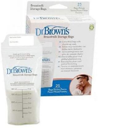 Picture of Dr. Brown's Breastmilk Storage Bags, 25-Pack (S4005-IT)