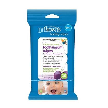 Picture of Dr. Brown's Tooth & Gum Wipes, 30-Pack (HG001-P2)