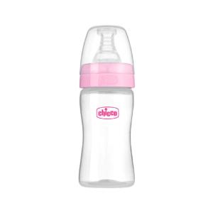 Picture of Chicco Bottle Feed Easy 125ml Pink Slow 0M+
