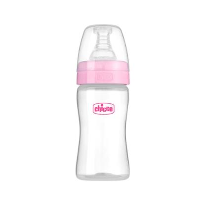 Picture of Chicco Bottle Feed Easy 125ml Pink Slow 0M+