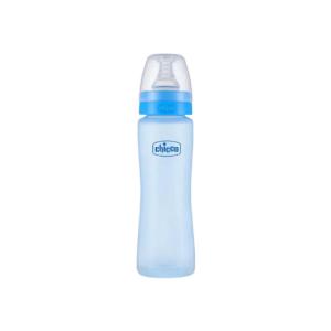 Picture of Chicco Bottle Feed Easy 250ml Blue Col 2M+