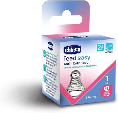 Picture of Chicco Feed Easy Teat 2M+ Medium Sil 1pc