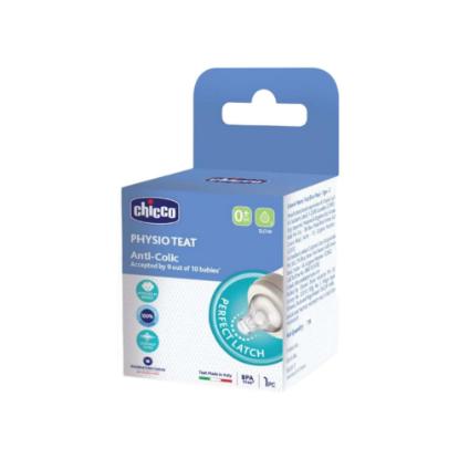 Picture of Chicco Feed Easy Teat 0M+ Slow Sil 1pc