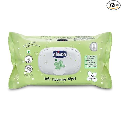 Picture of Chicco Soft Cleansing Wipes 72pcs