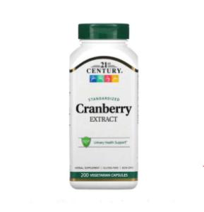 Picture of 21st Century Cranberry Extract 200 Capsules