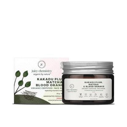 Picture of Juicy Chemistry Kakadu Plum, Matcha & Blood Orange Vitamin C Rich Face Mask 20gm