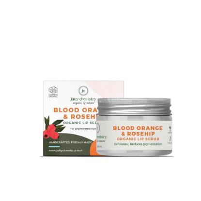 Picture of Juicy Chemistry Organic Lip Scrub For Pigmented Lips With Blood Orange & Rosehip 10gm
