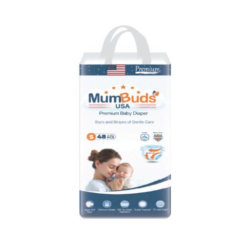 Picture of MumBuds Tape Style Diaper (4-8 kg) S48
