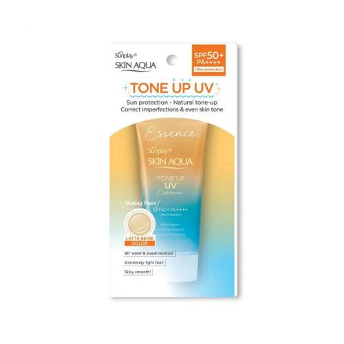 Picture of Sunplay Skin Aqua Tone Up UV Essence In Latte Beige 50gm 