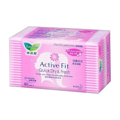 Picture of Laurier Active Fit Quick Dry And Fresh Pantyliners 40pcs