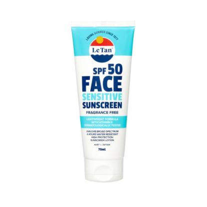 Picture of Le Tan Sensitive Face Sunscreen SPF 50 70ml