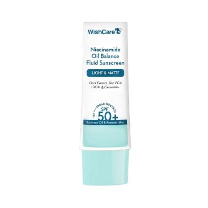 Picture of WishCare 5% Niacinamide Oil Balance Fluid Sunscreen SPF50 PA++++ 50gm
