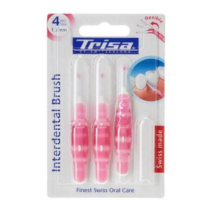 Picture of Trisa Interdental Brush Flexible 4 Size 1.3mm               