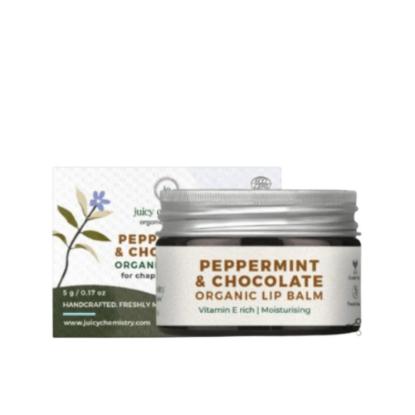 Picture of Juicy Chemistry Peppermint And Chocolate Lip Balm 5gm