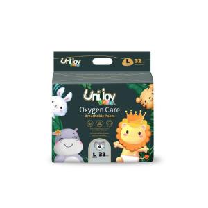 Picture of Unijoy Super Soft High Absorbent Baby Diaper Pants (L - 32pcs)