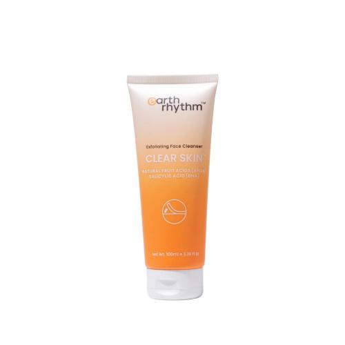 Picture of Earth Rhythm Clear Skin Exfoliating Face Cleanser With AHA & BHA - 100ml