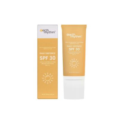Picture of Earth Rhythm Daily Defence Hybrid Sun Fluid Sunscreen SPF 30 for All Skin Types 50ml