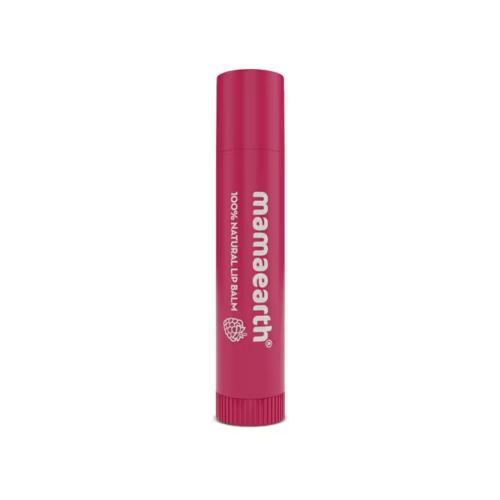 Picture of Mamaearth Nourishing Tinted 100% Natural Lip Balm with Vitamin E and Raspberry for Soft & Supple Lips - 4gm