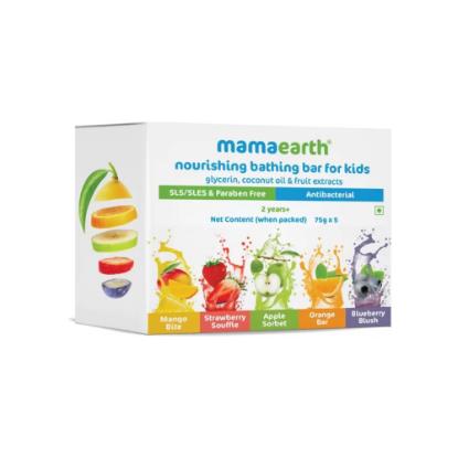 Picture of Mamaearth Nourishing Bathing Bar For Kids (Pack of 5)