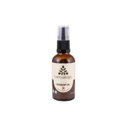 Picture of Tattvalogy Certified Organic Rosehip Oil- Cold Pressed and Unrefined 50ml
