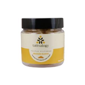 Picture of Tattvalogy Pure Natural Beeswax Blocks From Organic Honey Farms 100gm