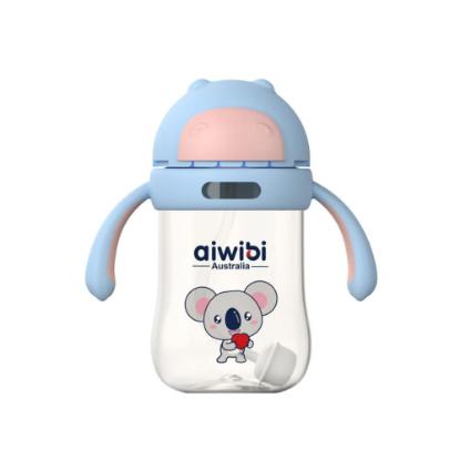Picture of Aiwibi Baby Water Bottle with Weighted Straw for Babies Over Six Months 300ml