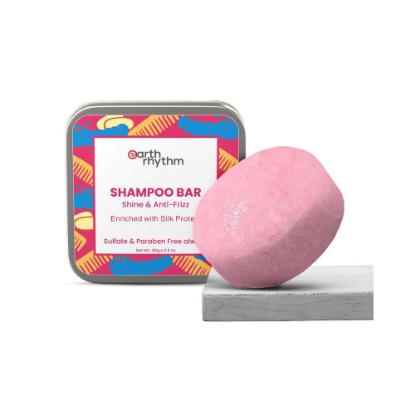 Picture of Earth Rhythm Silk Protein Shampoo Bar - 80gm (Tin Box)