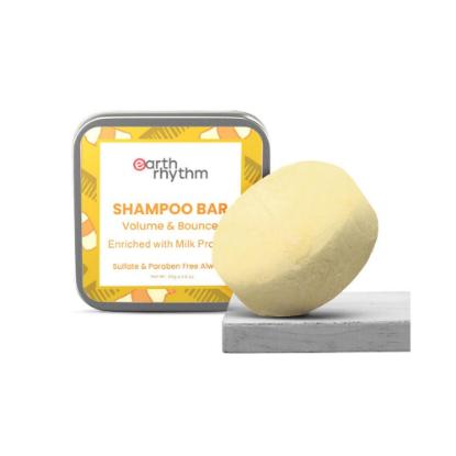 Picture of Earth Rhythm Milk Protein Shampoo Bar - 80gm (Tin Box)