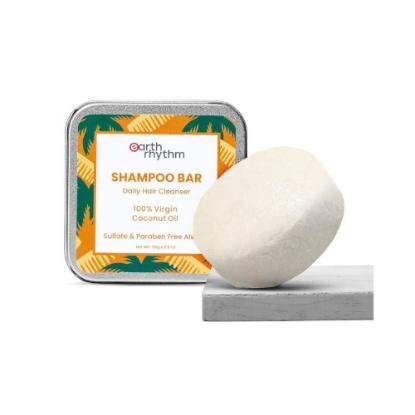 Picture of Earth Rhythm 100% Virgin Coconut Oil Shampoo Bar - 80gm (Tin Box)
