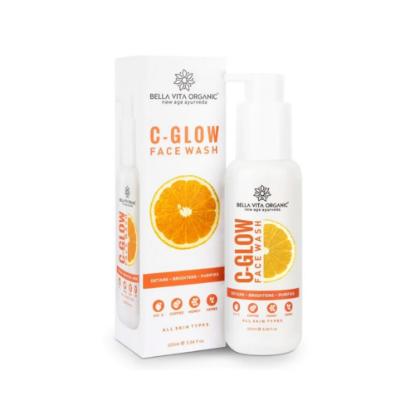 Picture of Bella Vita Organic Vitamin C-Glow Face Wash With Coffee, Neem & Mint for Oil Control, Brightening & Glow - 100ml