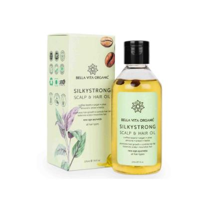 Picture of Bella Vita Organic Silky Strong Coffee & Onion Ayurvedic Natural Hair Growth Oil, Volume & Hair Fall Control - 225ml