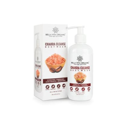 Picture of Bella Vita Organic Chakra Cleanse Aura Boosting Natural Body Wash with Himalayan Rock Salt & Essential Oils - 300ml
