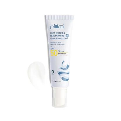 Picture of Plum 2% Niacinamide & Rice Water SPF 50 PA+++ Hybrid Sunscreen 50gm