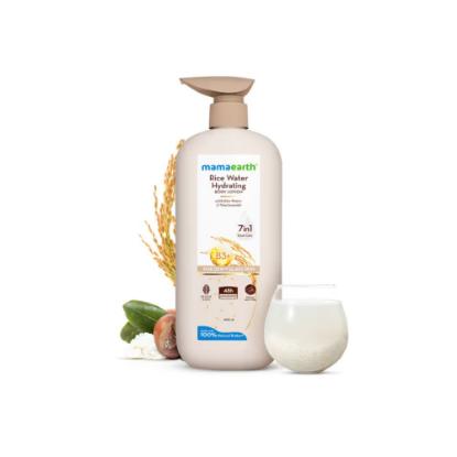 Picture of Mamaearth Rice Water Hydrating Body Lotion with Rice Water & Niacinamide 400ml