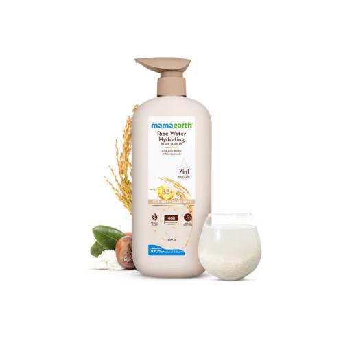 Picture of Mamaearth Rice Water Hydrating Body Lotion with Rice Water & Niacinamide 400ml