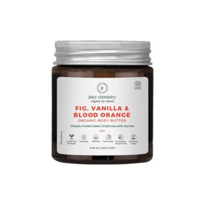 Picture of Juicy Chemistry Body Butter For Dry Skin With Fig, Vanilla & Blood Orange  75gm