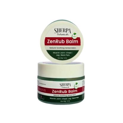 Picture of Sherpa Botanicals ZenRub Balm For Joint Muscle Pain & Cold  40gm