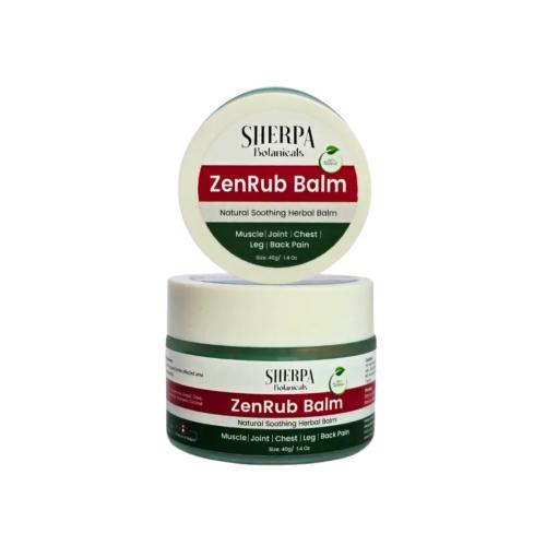 Picture of Sherpa Botanicals ZenRub Balm For Joint Muscle Pain & Cold  40gm