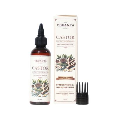 Picture of Vedanta Castor Conditioning Oil (Pre-Shower Hair Oil) 100ml