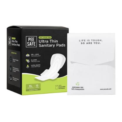 Picture of Pee Safe Ultra Thin Sanitary Pads XL 275mm (Pack Of 12) 
