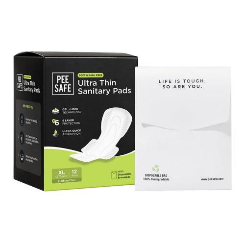 Picture of Pee Safe Ultra Thin Sanitary Pads XL 275mm (Pack Of 12) 