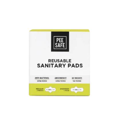 Picture of Pee Safe Reusable Sanitary Pads Pack of Four (Three Regular & One Overnight)