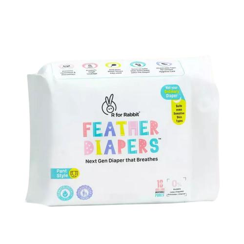 Picture of R for Rabbit Feather Diapers L (Pant Style) - 70Pcs