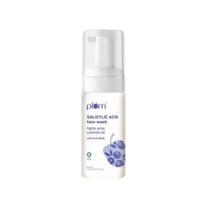 Picture of Plum Salicylic Acid Foaming Face Wash with Fruit AHAs 110ml
