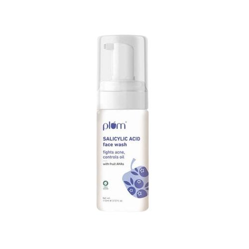Picture of Plum Salicylic Acid Foaming Face Wash with Fruit AHAs 110ml