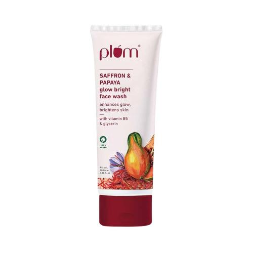 Picture of Plum Saffron & Papaya Glow Bright Face Wash 100ml