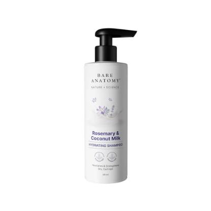 Picture of Bare Anatomy Hydrating Shampoo with Rosemary & Coconut Milk for Smooth & Silky Hair 200ml